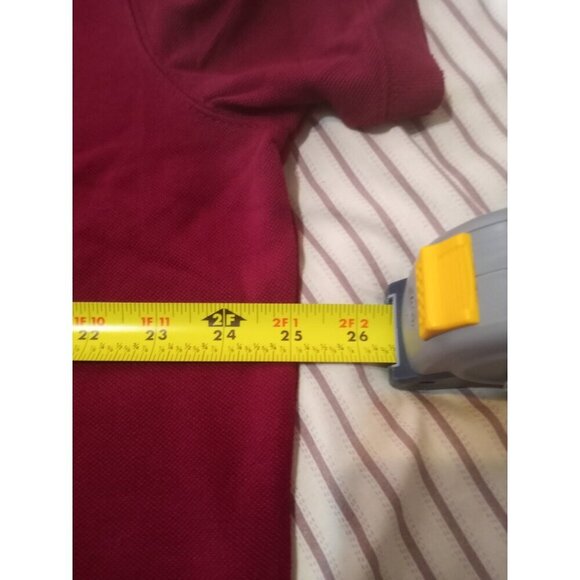 New St. John's Bay Mens Shirt XL Red Short Sleeve Polo New with Tags Legacy Polo - Picture 10 of 11